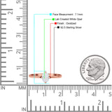 Art Deco Oval Simulated Cubic Zirconia Wedding Engagement Ring Solid 925 Sterling Silver