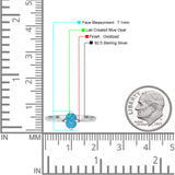 Art Deco Oval Simulated Cubic Zirconia Wedding Engagement Ring Solid 925 Sterling Silver