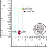 Art Deco Oval Simulated Cubic Zirconia Wedding Engagement Ring Solid 925 Sterling Silver