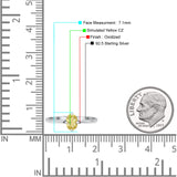 Art Deco Oval Simulated Cubic Zirconia Wedding Engagement Ring Solid 925 Sterling Silver