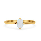 Art Deco Oval Simulated Cubic Zirconia Wedding Engagement Ring Solid 925 Sterling Silver