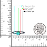 Art Deco Rope Oval Statement Fashion Oxidized Thumb Ring Solid 925 Sterling Silver