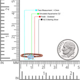 Art Deco Rope Oval Statement Fashion Oxidized Thumb Ring Solid 925 Sterling Silver