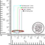 Art Deco Rope Oval Statement Fashion Oxidized Thumb Ring Solid 925 Sterling Silver