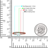 Art Deco Rope Oval Statement Fashion Oxidized Thumb Ring Solid 925 Sterling Silver