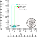 Art Deco Rope Oval Statement Fashion Oxidized Thumb Ring Solid 925 Sterling Silver