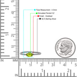 Art Deco Rope Oval Statement Fashion Oxidized Thumb Ring Solid 925 Sterling Silver