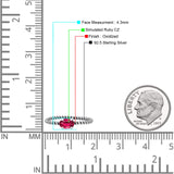 Art Deco Rope Oval Statement Fashion Oxidized Thumb Ring Solid 925 Sterling Silver