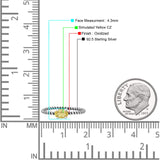 Art Deco Rope Oval Statement Fashion Oxidized Thumb Ring Solid 925 Sterling Silver