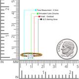 Art Deco Rope Oval Statement Fashion Oxidized Thumb Ring Solid 925 Sterling Silver