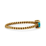 Art Deco Rope Oval Statement Fashion Oxidized Thumb Ring Solid 925 Sterling Silver