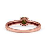 Art Deco Vintage Style Thumb Ring Statement Fashion Oxidized Round Solid 925 Sterling Silver