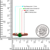 Art Deco Vintage Style Thumb Ring Statement Fashion Oxidized Round Solid 925 Sterling Silver