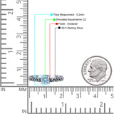 Art Deco Vintage Style Thumb Ring Statement Fashion Oxidized Round Solid 925 Sterling Silver