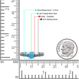 Art Deco Vintage Style Thumb Ring Statement Fashion Oxidized Round Solid 925 Sterling Silver