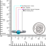 Art Deco Vintage Style Thumb Ring Statement Fashion Oxidized Round Solid 925 Sterling Silver