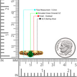 Art Deco Vintage Style Thumb Ring Statement Fashion Oxidized Round Solid 925 Sterling Silver