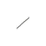 1.8MM Rolo Black Plated Chain .925 Solid Sterling Silver Length "16-20" Inches