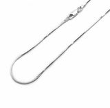 Chain Necklace Charm in 925 Sterling Silver Women's Snake Link Chain Necklace Valentines Day Mothers Day Gift