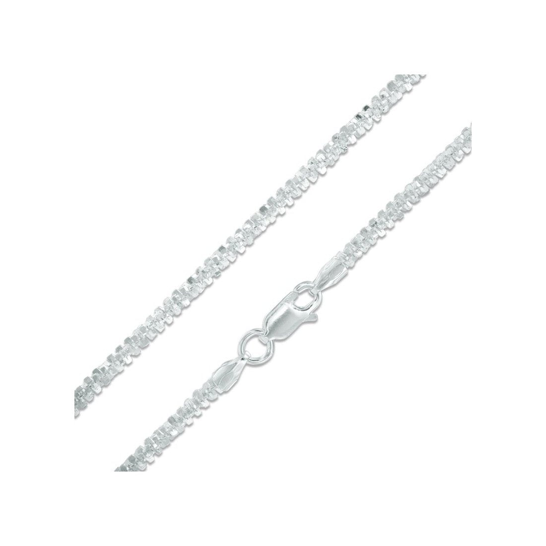 1.4MM Criss Cross Chain .925 Solid Sterling Silver Available In "16-20"