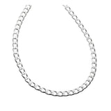 Curb Chain Rhodium Plated