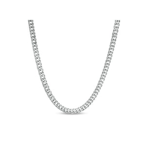 7.5MM Double Link Chain .925 Sterling Silver Length "8-28" Inches