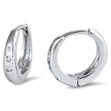 Hoop Earrings and Huggie Earrings made with Solid 925 Sterling Silver