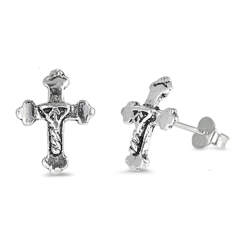 Cross Stud Earrings