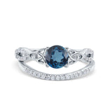14K Gold 1.05ct Round 6mm G SI Diamond Engagement Bridal Wedding Ring