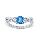 14K Gold 1.05ct Round 6mm G SI Diamond Engagement Bridal Wedding Ring