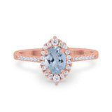 14K Gold 1.53ct Oval G SI Diamond Engagement Ring
