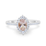 14K Gold 1.53ct Oval G SI Diamond Engagement Ring