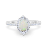 14K Gold 1.53ct Oval G SI Diamond Engagement Ring
