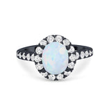 Solitaire Accent Wedding Ring Simulated Cubic Zirconia 925 Sterling Silver