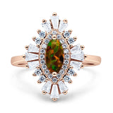 Art Deco Marquise Engagement Ring Cubic Zirconia 925 Sterling Silver