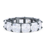 Asscher Cut Eternity Band