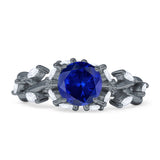 Round Infinity Marquise Vintage Style Floral Ring Cubic Zirconia 925 Sterling Silver