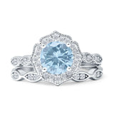 Two Piece Floral Ring