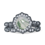 Two Piece Floral Ring