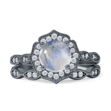 Two Piece Floral Ring