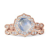 Two Piece Floral Ring