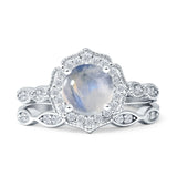 Two Piece Floral Ring