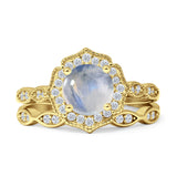 Two Piece Floral Ring