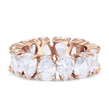 Pear Shaped Eternity Band