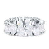 Pear Shaped Eternity Band