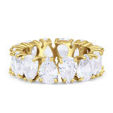 Pear Shaped Eternity Band