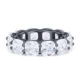 Cushion Cut Eternity Band