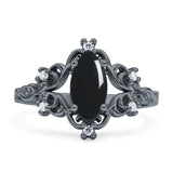 Marquise Filigree Floral Ring