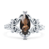 Marquise Filigree Floral Ring