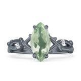 Marquise Split Shank Ring